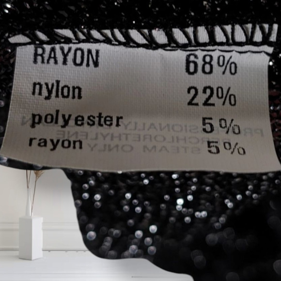 Vintage 80s Missoni Italy Metallic Face Print Lurex Knit Sweater M Art to Wear - Picture 12 of 13